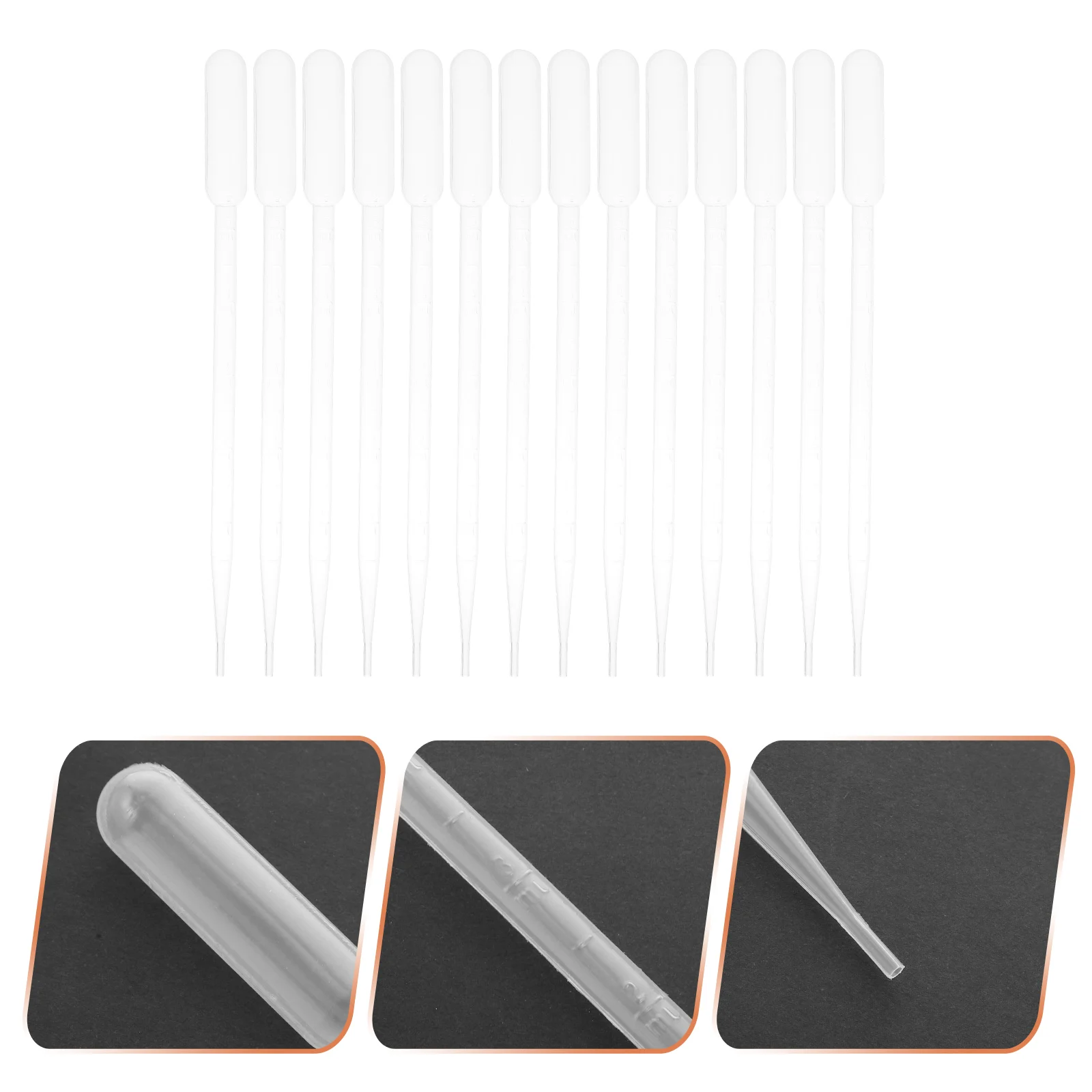 100pcs Plastic Dropper Pipette With Scale Disposable Oil Dropper 5Ml Droppers For Essential Oils Aromatherapy