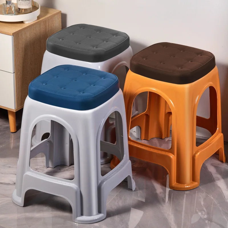 Plastic living room thick simple stool