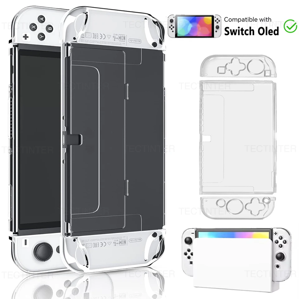 Transparent Soft TPU Protective Cover Case for Nintendo Swit