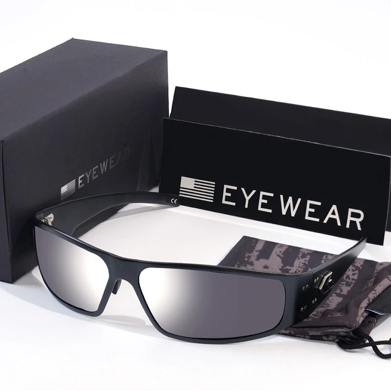 

Polarized Square Sunglasses Men Aluminum Magnesium Eyewear Accessories Male UV400 MAGNUM Sports Driving Goggle