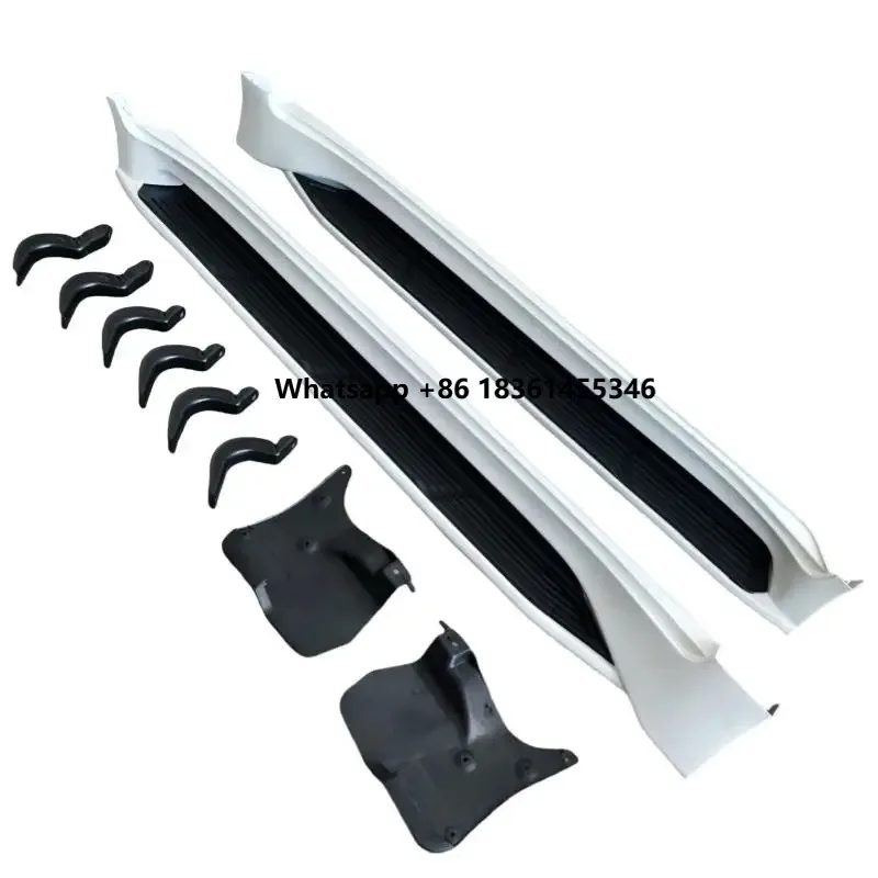 

For 2010-2021 Luxury Aluminum Alloy Full Set Running Boards Pedals Aftermarket Side Steps