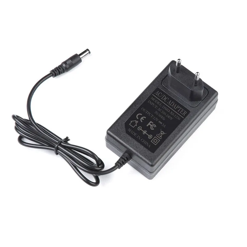 12V 3A USB C Type C DC 5.5mm x 2.1mm / 5.5mm x 2.5mm Universal Power Supply Charger Adapter