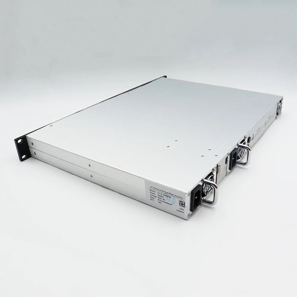 CATV 1550nm Optical Amplifier, 16 Way, 23dBm, SC/APC, Fiber Port, Dual Power Supply, EDFA