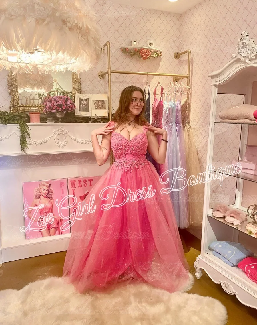 Pink Sweetheart Simple Suspenders Long Bridesmaid Dresses Wedding Lace Appliques Long Guest Gown Maid of Honor Evening Dress