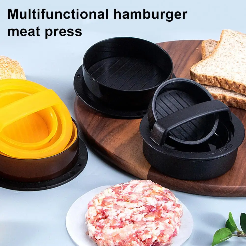 Meat Shaping Tool Meat Compacting Tool Burger Patty Maker Set Hamburger Press Mold Freezer Containers for Making for Family