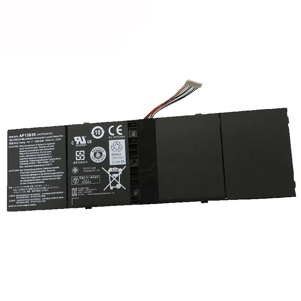 Imagem -04 - Bateria do Portátil para Acer Aspire Novo Original 15v 53wh V5572 V5-573 V5-573g V5-573p Ap13b8k Ap13b3k