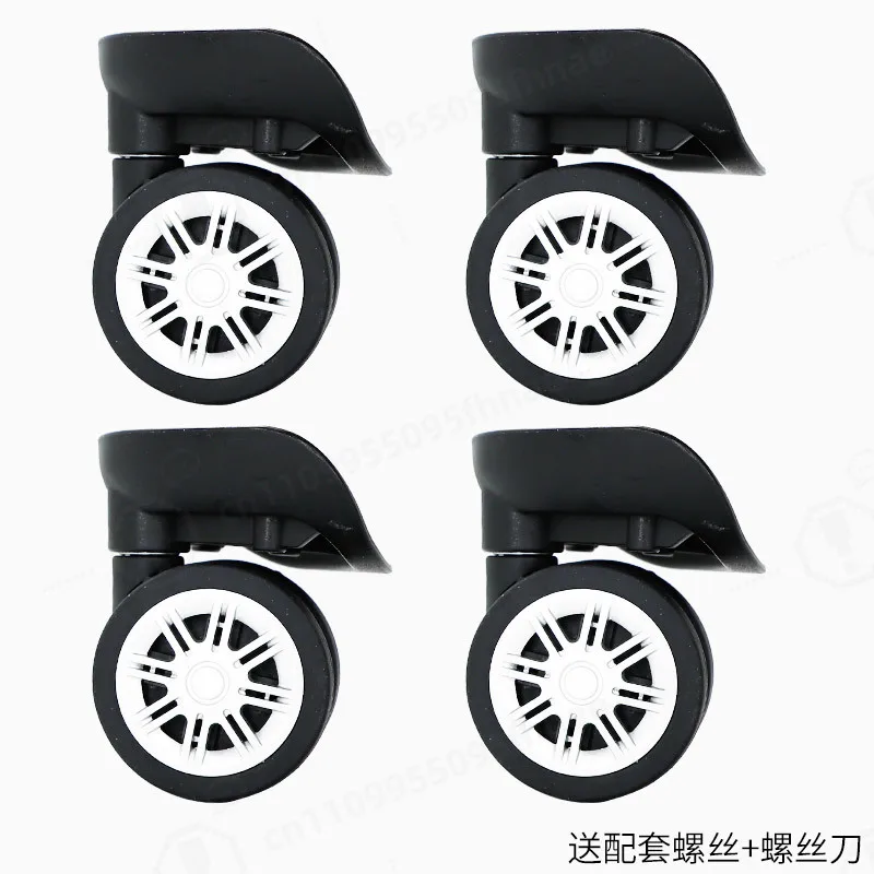 Replacement Spinner Wheels for Diplomat, Gute G-26 Trolley Luggage, Silent Universal Casters, Travel Case Rollers