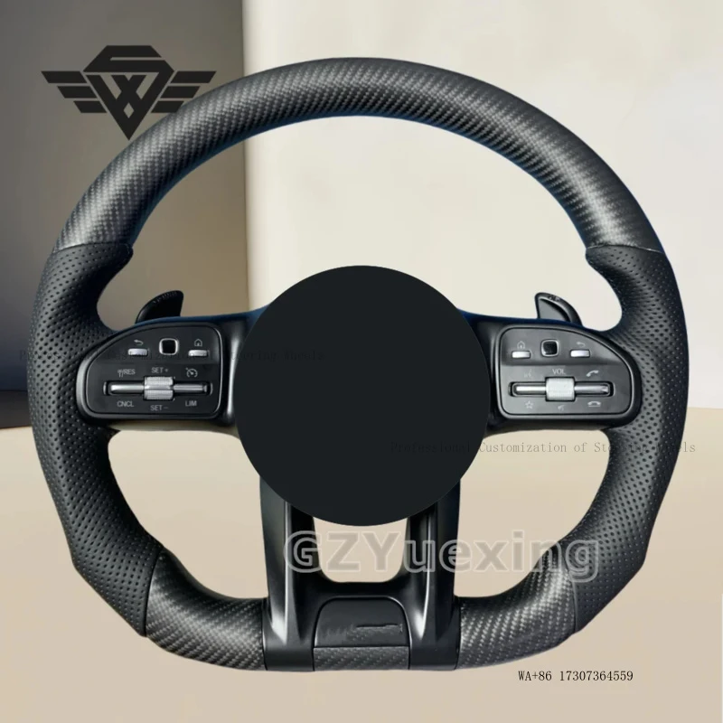 High Luxury Matte Carbon Fiber Sports Car Steering Wheel Suitable for Mercedes Benz 809 W204 W205 W211 W212 W222 AMG C63 CLS