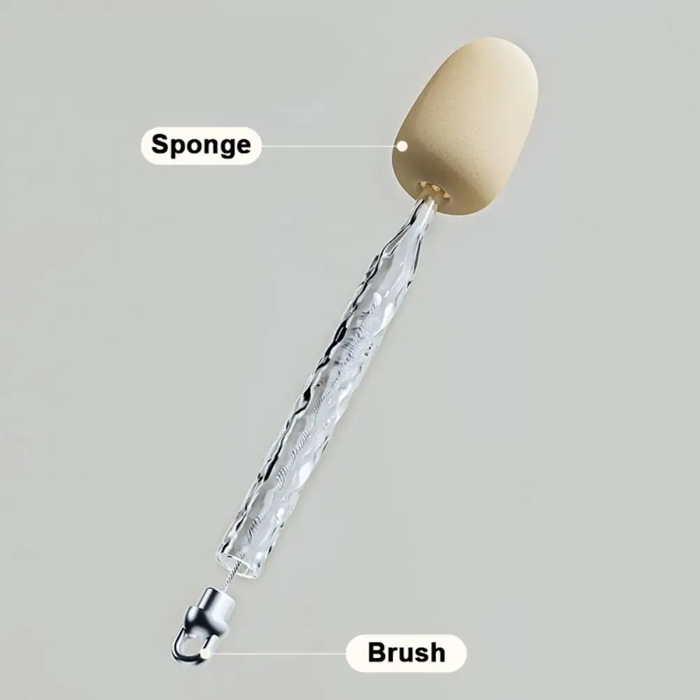 Long Handle Cup Cleaning Brush Multifunctional Detachable 2 in 1 Bottle Straw Cleaner Cleaning Tool Cup Washing Brush