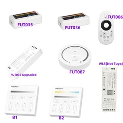 MiBoxer FUT035 FUT036 FUT087 FUT035M(Upgraded) FUT006 B1 B2  WL5(Not Tuya) LED Remote RGB Controller Dimmer 2.4G RF Wireless