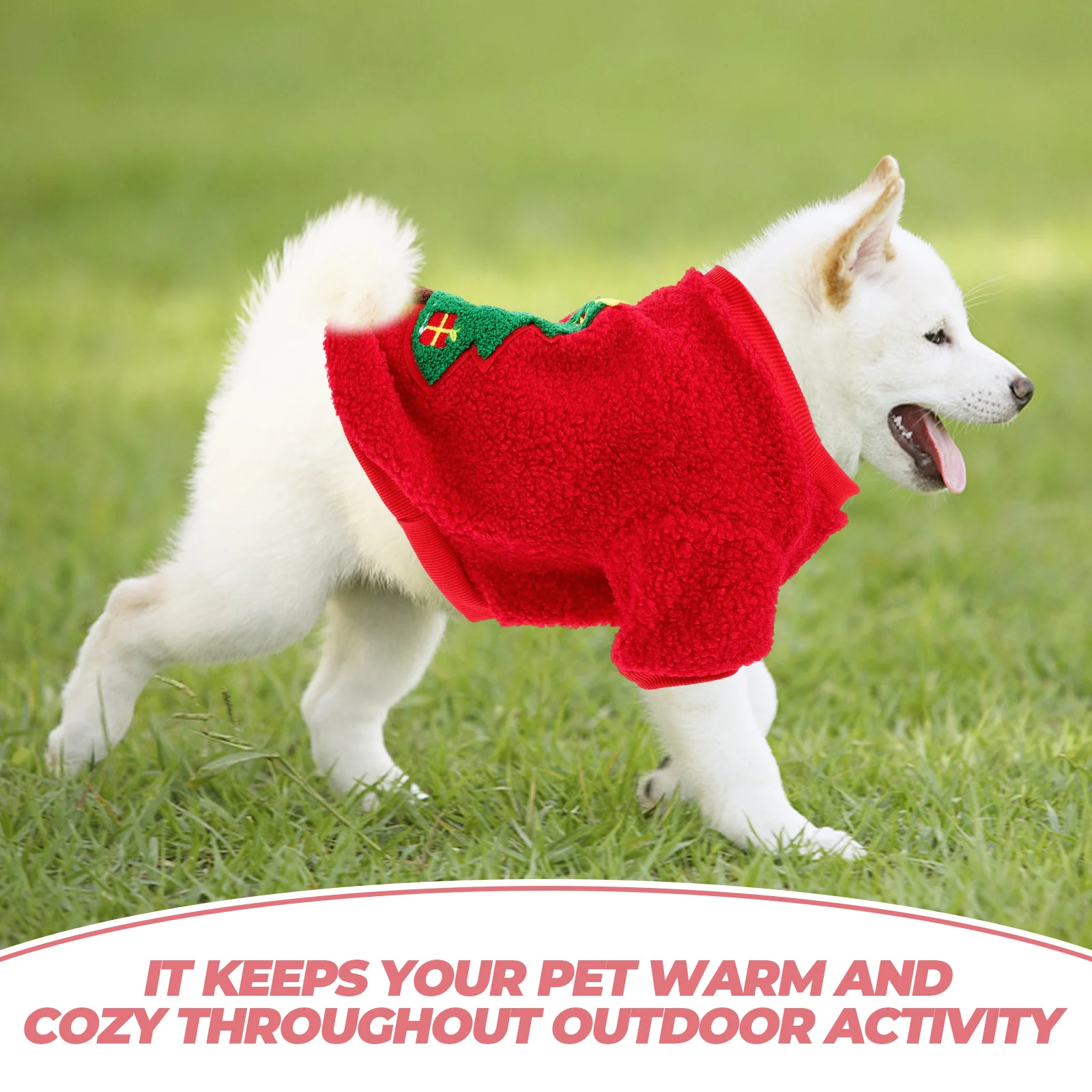 

Christmas Pet Clothes Adorable Funny Dog Costume Has Cosplay Cute Two-legged Party Holiday Outfits