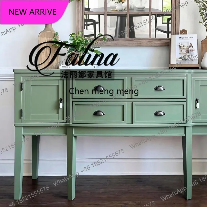 M183 French light luxury door cabinet American high-end decorative cabinet against the wall side cabinet