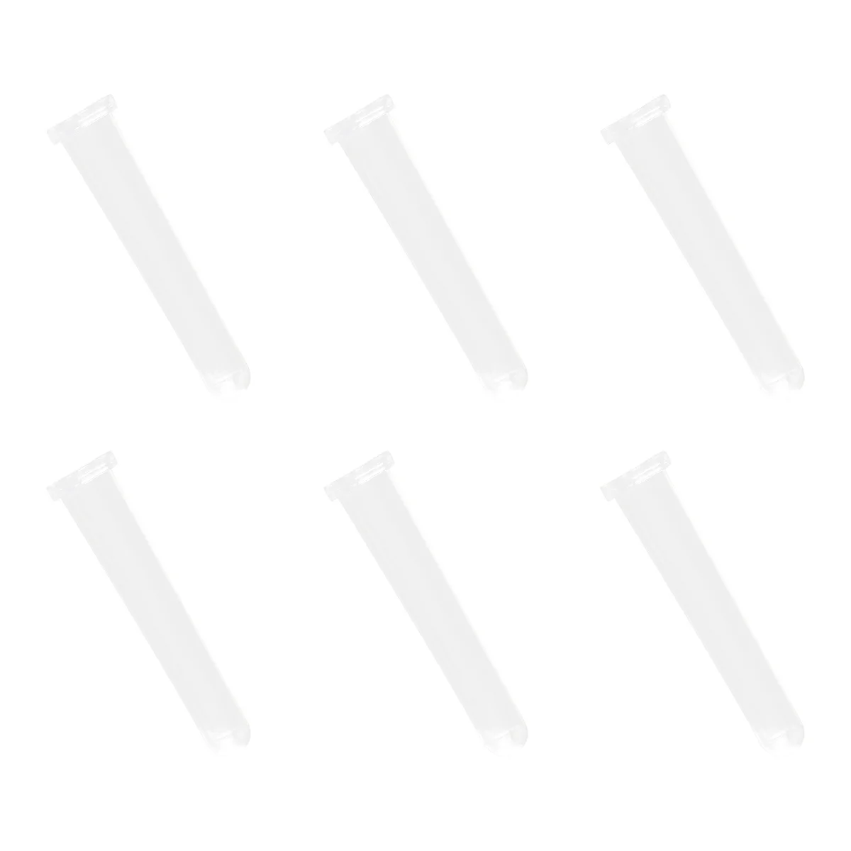 50 قطعة أنبوب حفظ الزهور من البلاستيك الشفاف حاوية تغذية المياه المقاومة للتسرب لنقل التخزين الطويل