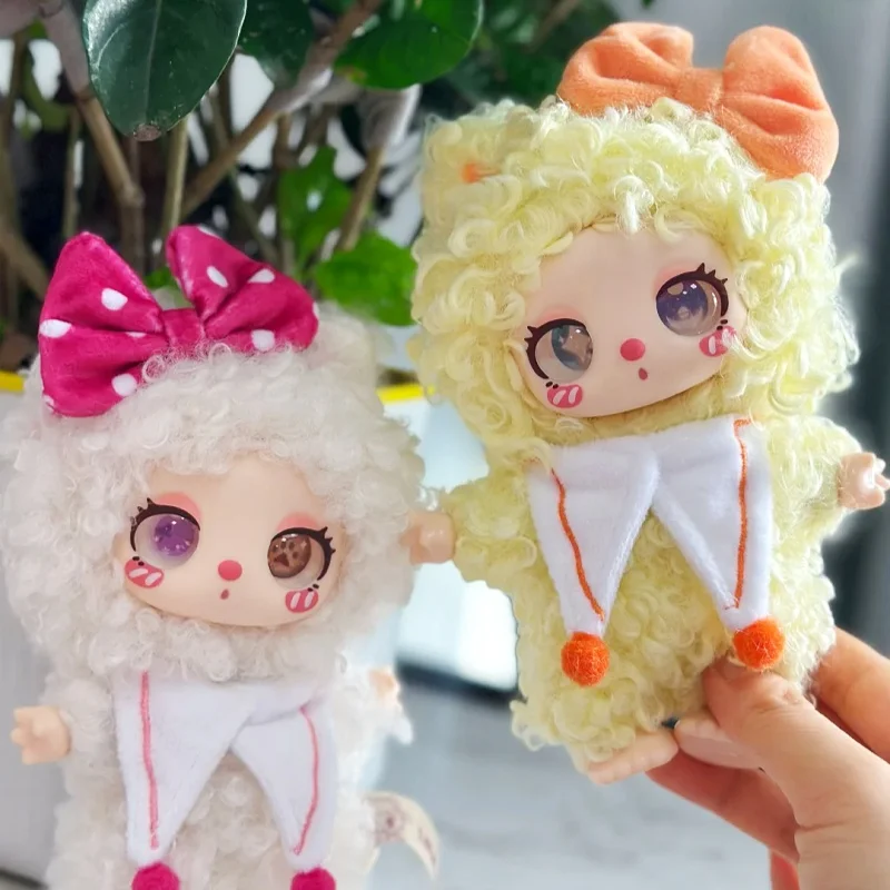 

Spot Baby Three Lilila 3-го поколения Lucky Cat Виниловая плюшевая слепая коробка Модная игровая кукла Сумка Подвеска Милая кукла Подарок на день рождения