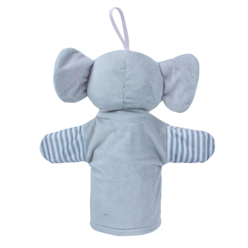 만화 동물 손 인형 플러시 장난감 동물 인형 움직이는 손 포함 어린이용