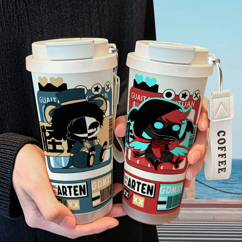 Anime The Freak Circus Stainless Steel Insulated Cup Kawaii Outdoor Sports Portable Double Layer Large Capacity Water Cup view 6