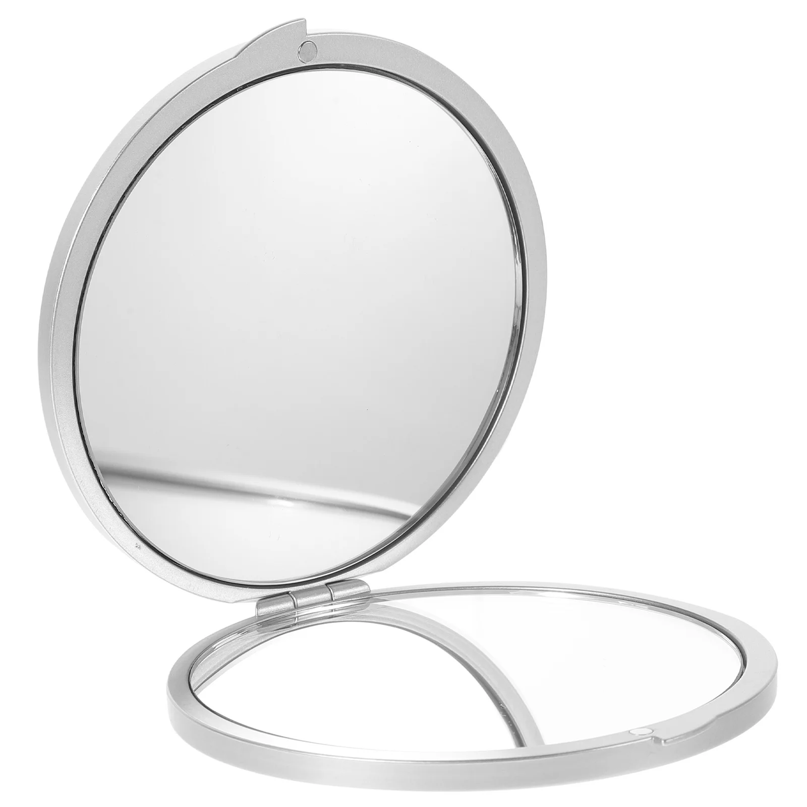 กระจกพกพาขนาดเล็ก กระจกแต่งหน้าพกพาแบบพับได้ กระจกพกพาแบบกลม