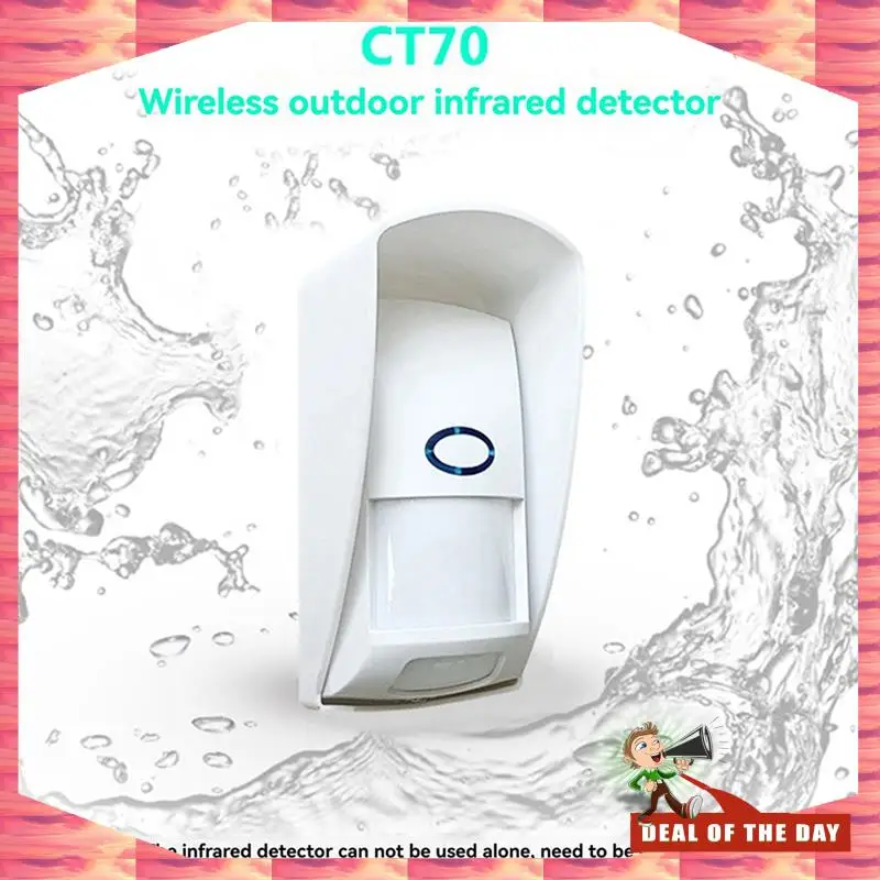 24-Hour Delivery 2X 433Mhz Wireless PIR Motion Sensor Alarm Animal Immune Infrared Detector Waterproof Outdoor Infrared Detector