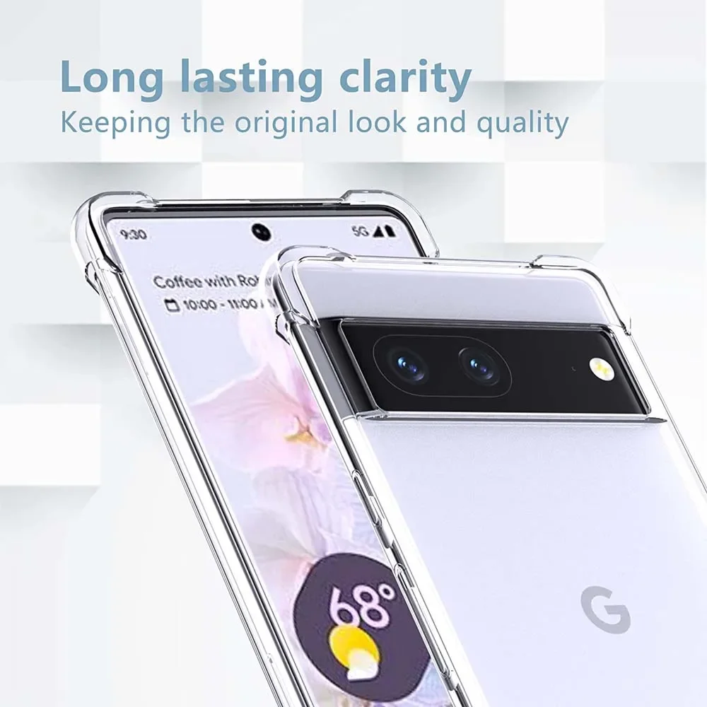 Airbag Tpu Case Voor Google Pixel 8 Pro 7a 7 Pro 6a 6 Pro Telefoon Hoesje Schokbestendig Zacht Siliconen Hoesje Voor Google 8 Pro 7 6a 6 Hoesje