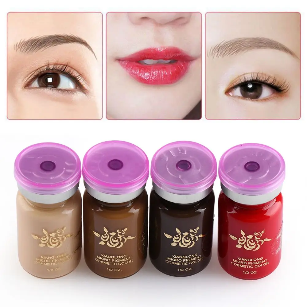 Microblading Durable Cosmetic Eyebrow Lip Liner Tattoo Ink Makeup Pigment  Emulsions Semi Permanent