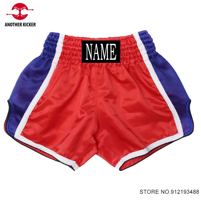 Muay Thai Shorts Custom Boxing Shorts Men Women Child Satin Combat MMA Martial Arts Clothing Fighting Grappling Kickboxing Pants