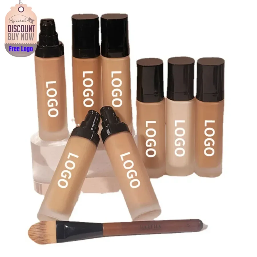 

Private Label 13colors Oil Control Liquid Foundation Long Lasting Full Coverage Not Taking Off Makeup Waterproof Makeup Bulk