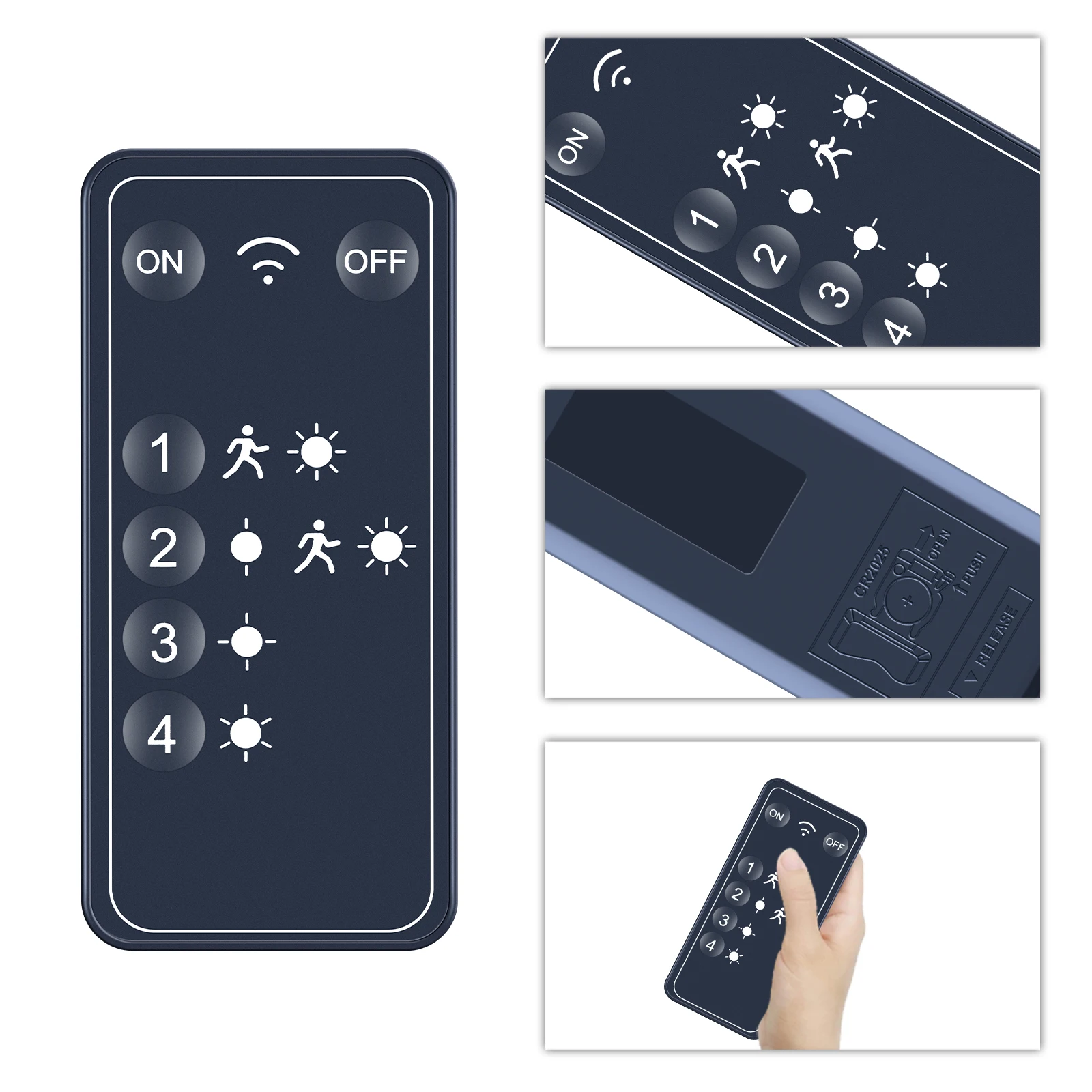 جهاز تحكم عن بعد جديد للأضواء الكاشفة بمستشعر الحركة الشمسية VENSSTNOR في الهواء الطلق #2