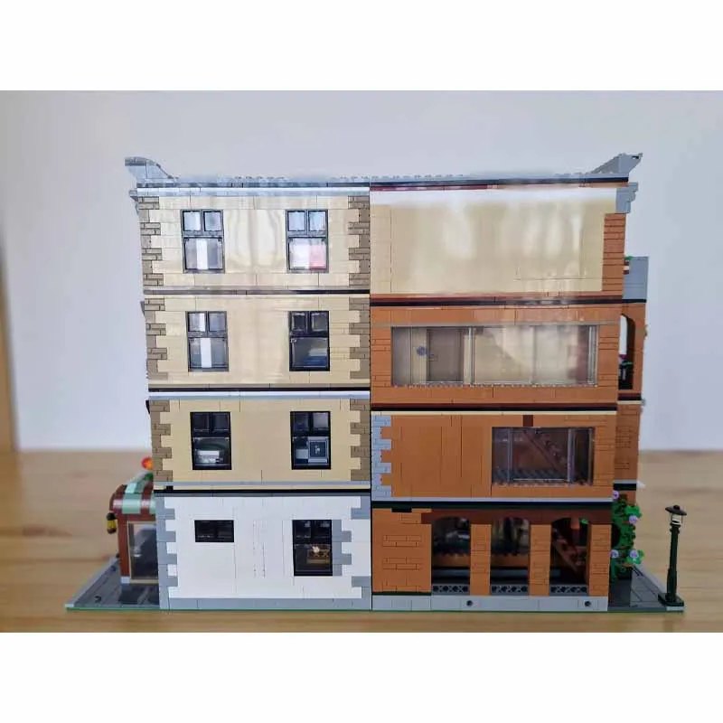 

MOC-89338 New City Street Comedy Suite Building Block Model 4154 Pieces Boys' Children's Birthday Building Block Toy Gift