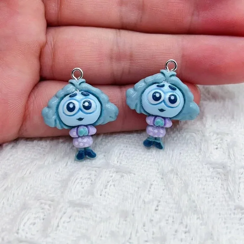 10 قطع من مجوهرات الراتنج الرسوم المتحركة، والقلائد المينا، والأقراط، والمعلقات، ومستلزمات الإنتاج بنفسك