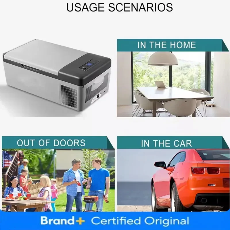 

15L Alpicool Auto Car Refrigerator DC12V Compressor Portable Freezer Fridge Quick Refrigeration Travel Outdoor Picnic Cooler