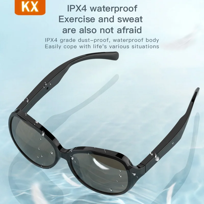 Occhiali polarizzati Stereo da uomo IPX4 impermeabili comodi da indossare cuffie Bluetooth senza fili parasole Smartglasses bicicletta eccitato