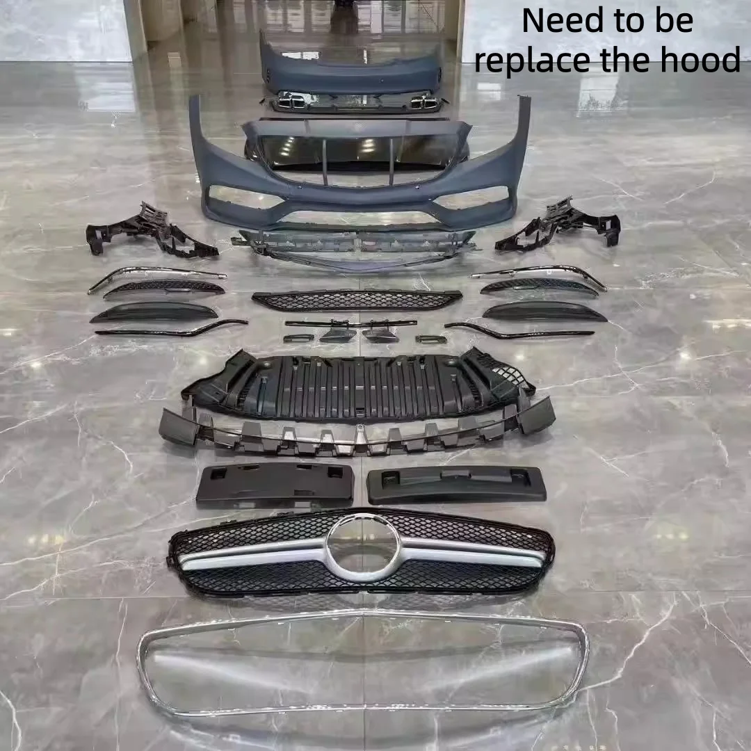 

Body kit For Mercedes Benz CLS-Class W218 12-17 Modified CLS63AMG Front Rear Bumper Grille Plate Trim