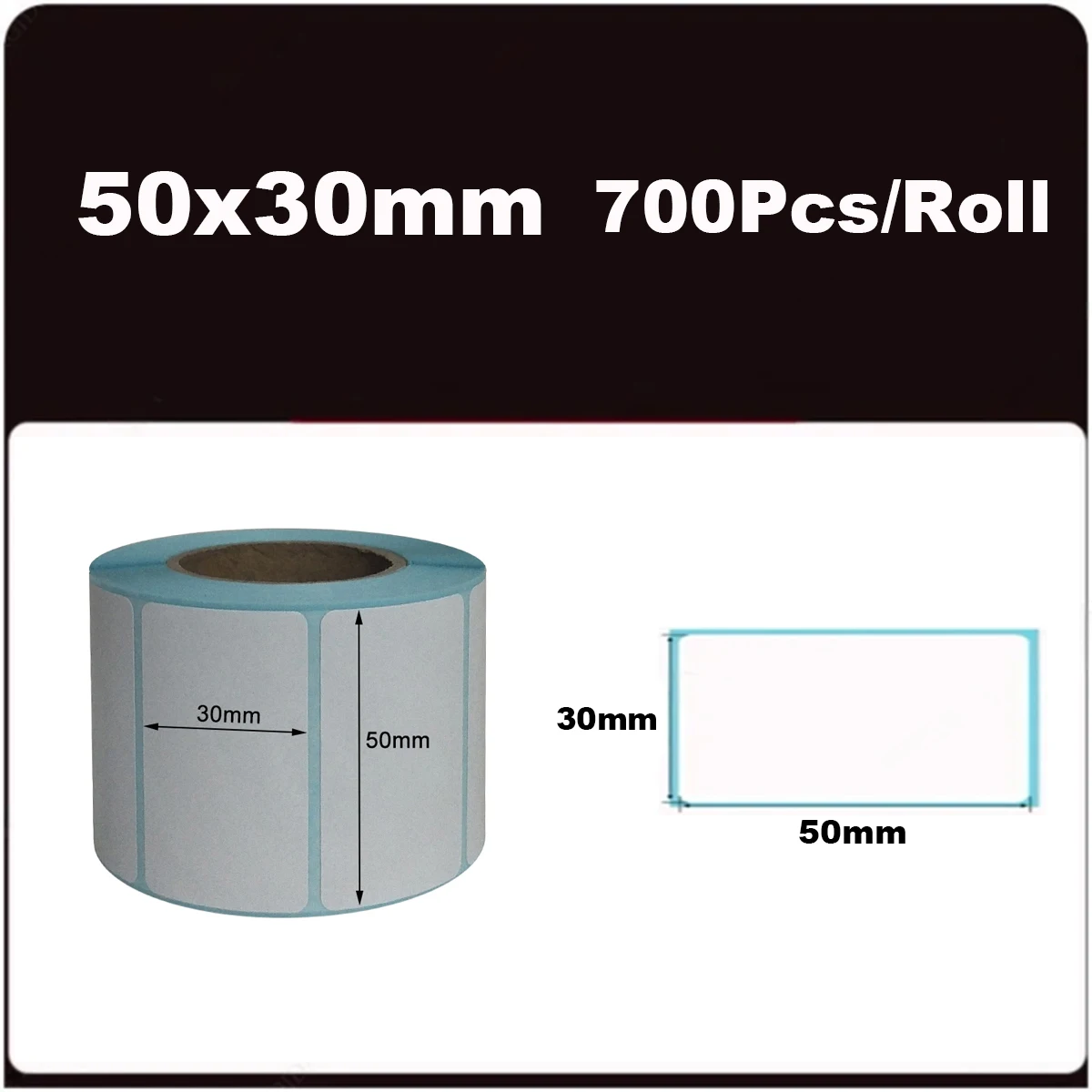 700 stks/rol 40*20/40*30/50*30mm Printbenodigdheden Thermisch Label Sticker Papier Waterdicht Supermarkt Prijs Blanco Label Direct Print