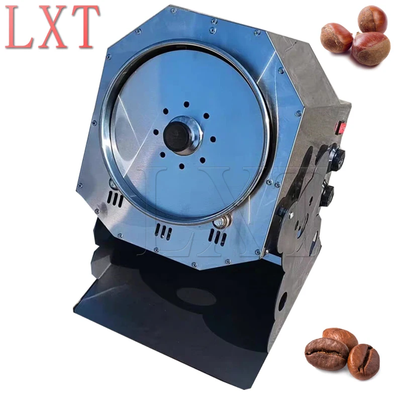 Picture 3: Peanut Sesame Soybean Coffee Roaster Machine Commercial Nuts Dryer Rotary Drum Cocoa Roaster Chestnut Roasting Machine