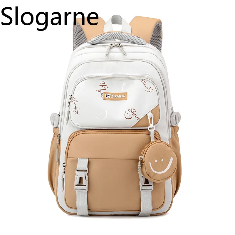 Brand New Students Schoolbag Girls Large Capacity Backpack Children Ziranyu High Quality School Bags Women Bags Travel Packpacks