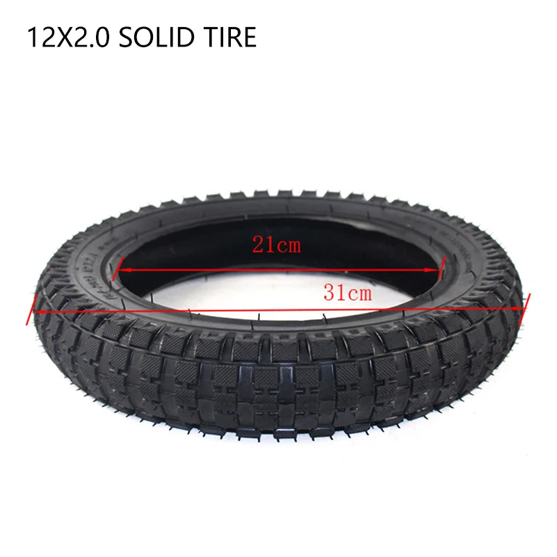 High Quality 12X2.40 62-203 Tires and Inner Tubes Suitable for Electric Tricycles, Bicycles, inch Bicycle Wheels