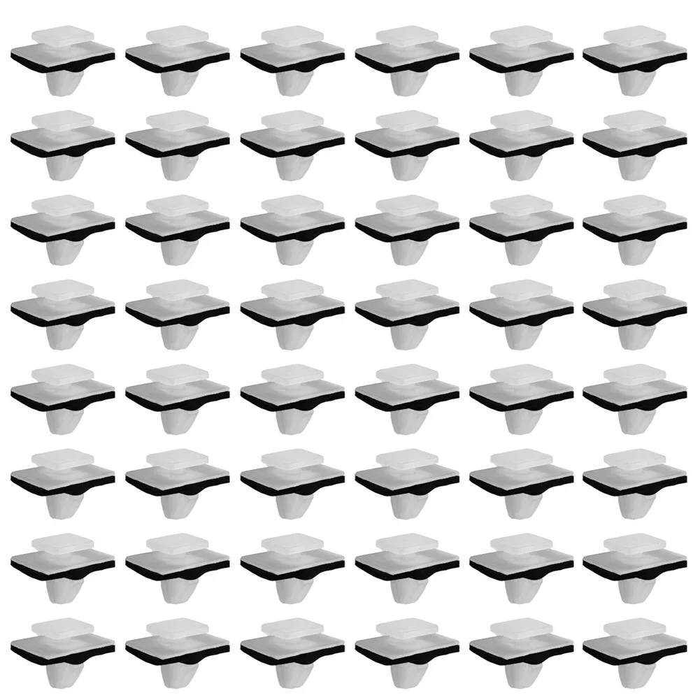 For Hyundai 87756-2E000 Retainer With Sealer Rivet Clips White Nylon 50pcs Moulding Rocker 10mm Newest Latest 2018