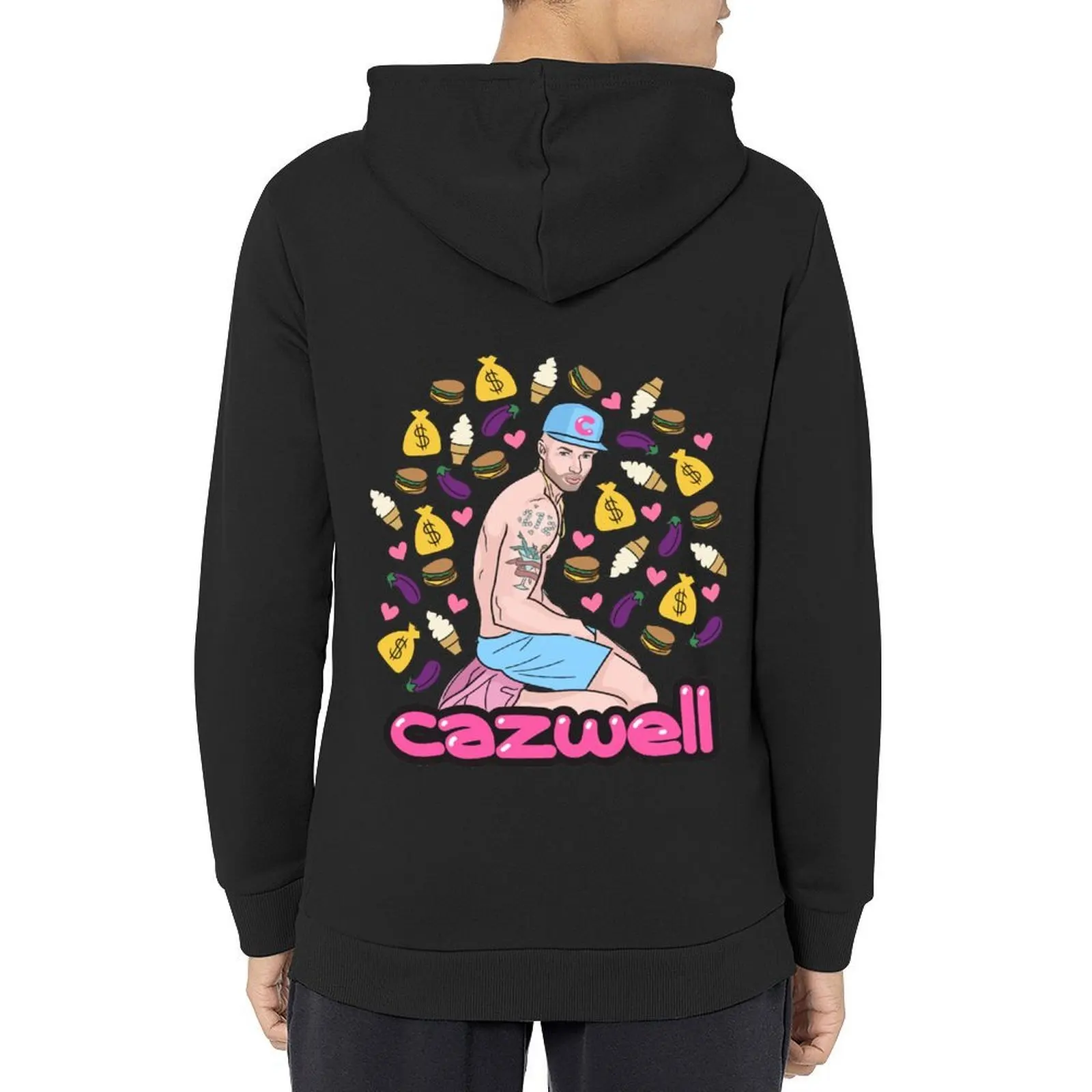 

Cazwell by HeyRooney! Hoodie korean clothes hooded shirt men's clothes graphic t shirts men hoodie men