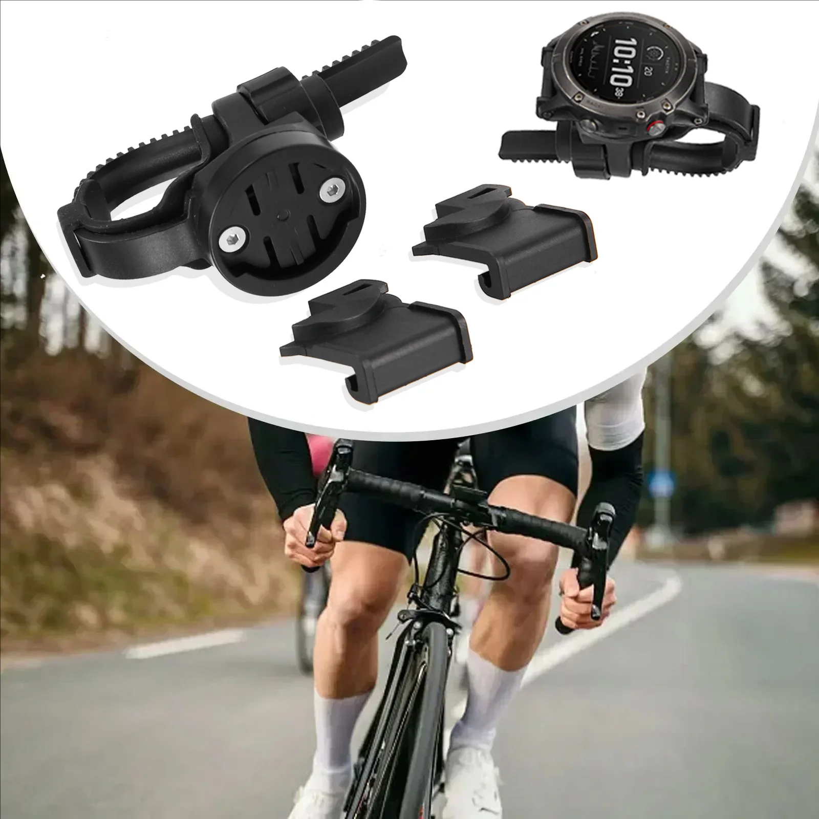 For Garmin QuickFit MTB Bike Mount Watch For Garmin Fenix 3/5X/5X Plus Bike Computer Base Bike Accessories