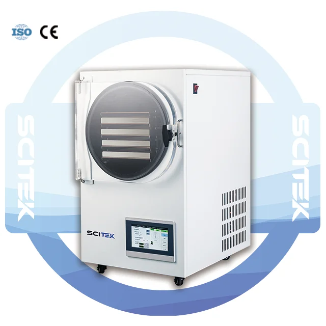SCITEK Box Freeze Dryer Automatic Capping 316L Stainless Steel Freeze Dryer Untuk Laboratorium