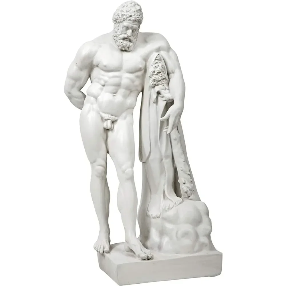 

NG32438 Farnese Hercules Roman Garden Statue Sculptures & Figurine Polyresin Home Decoration 30 Inch Antique StoneFreight Free