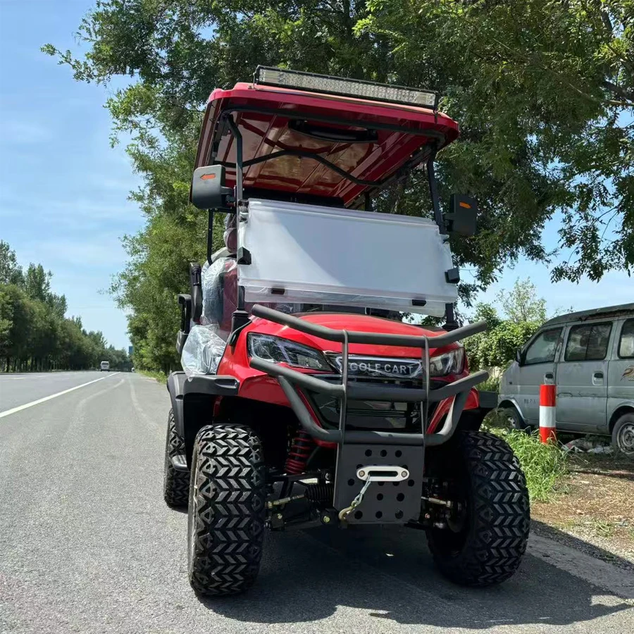 المبيعات الساخنة عالية السرعة للتخصيص جولف سيارة سكوتر 2 4 6 8 مقاعد 4000 واط/70000 واط 48 فولت/72 فولت موتور على الطرق الوعرة عربة جولف كهربائية #2