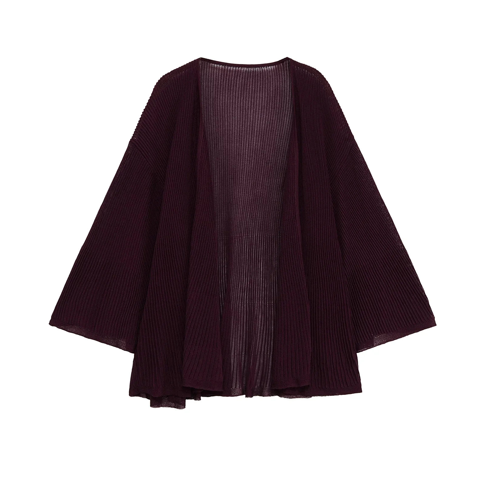 

Women Summer Long-sleeved Solid Cardigan Women Fashion Casual Jacket Loose Hundred with Pleated Jacket 0014014