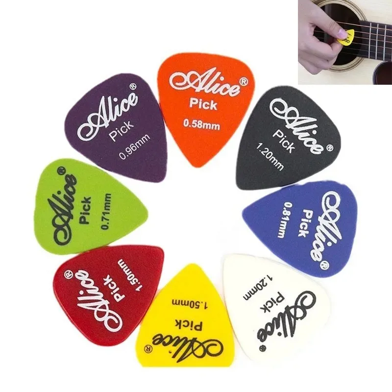 18/50/100Pcs Guitar Picks Paddle Pieces Multicolor Mixed ABS Premium Plastic Picks for Acoustic Electric Guitars Bass or Ukulele