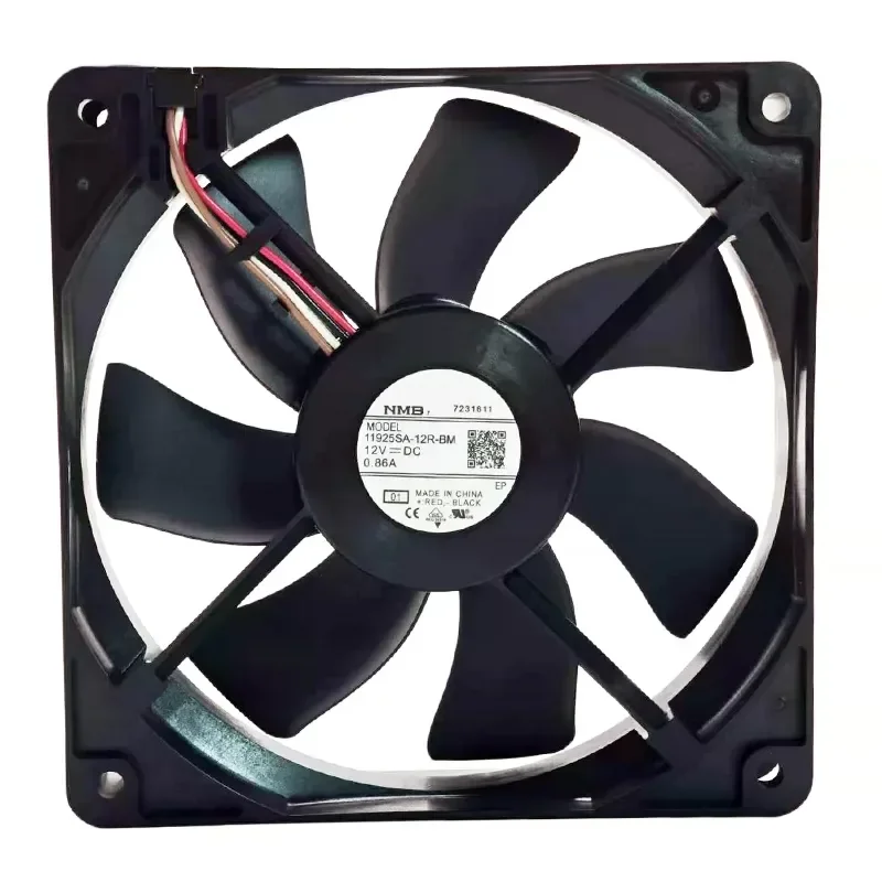 For 11925SA-12R-BM New original NMB 12V 0.86A large air volume 4-wire PWM speed regulating cooling fan
