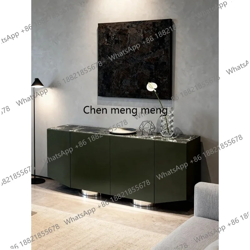 

Минималистичный шкаф для хранения в стиле легкой роскоши, пристенный шкаф для прихожей/гостиной, высококлассный, в стиле легкой роскоши.