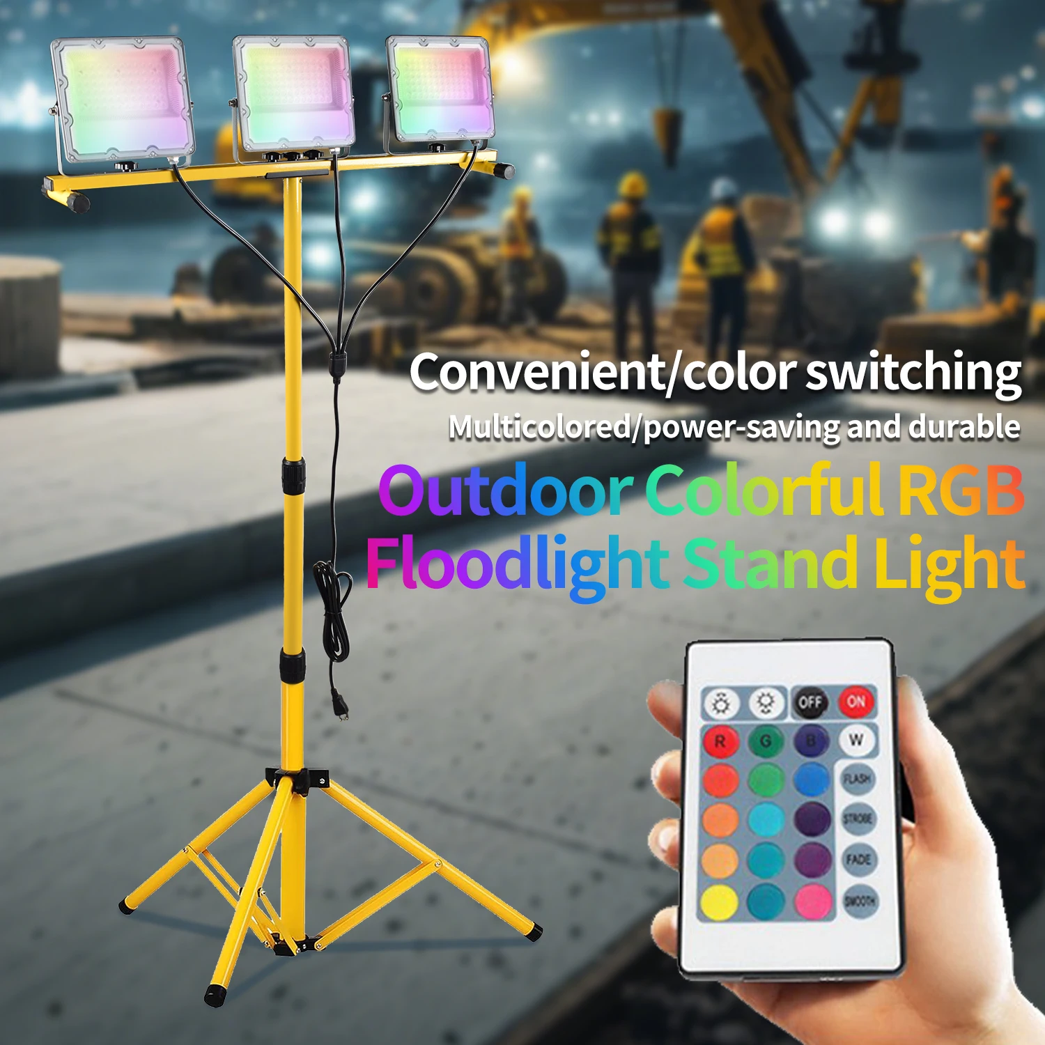 

flood Lights with Stand,Disco Ball PartyBar Light Set, Mobile Stage Lighting Package,for out door Gig Parties Wedding Halloween