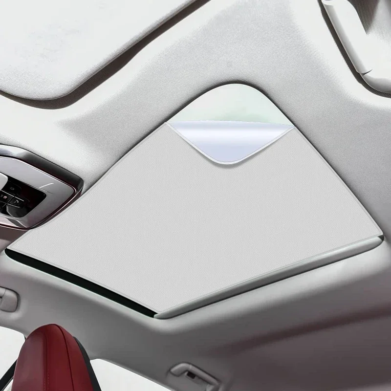 

Для HONGQI H6 2024-наст. время: Автомобильный солнцезащитный козырек из замшевой ткани с защитой от УФ-излучения и электростатической адсорбцией, теплоизоляционный, для люка/панорамной крыши