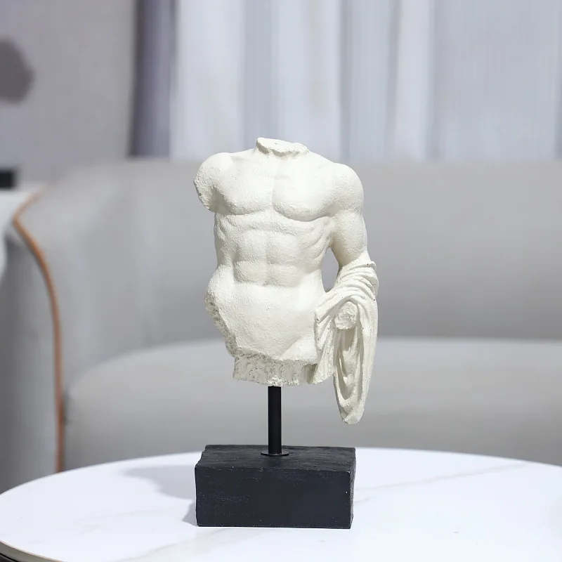 

Скульптура-полуфигура из смолы для домашнего декора, художественный декоративный предмет, скульптура фигуры, эстетическая декоративная скульптура