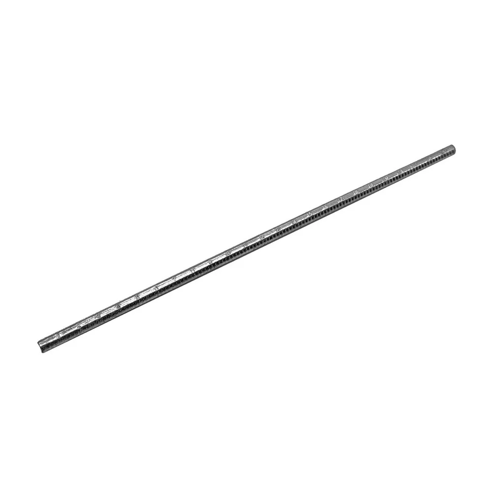 Bimetal Drill Guide Drill Positioning Ruler Enhanced Reach Design 1-24 Scale Markings Silver For Accurate Drilling